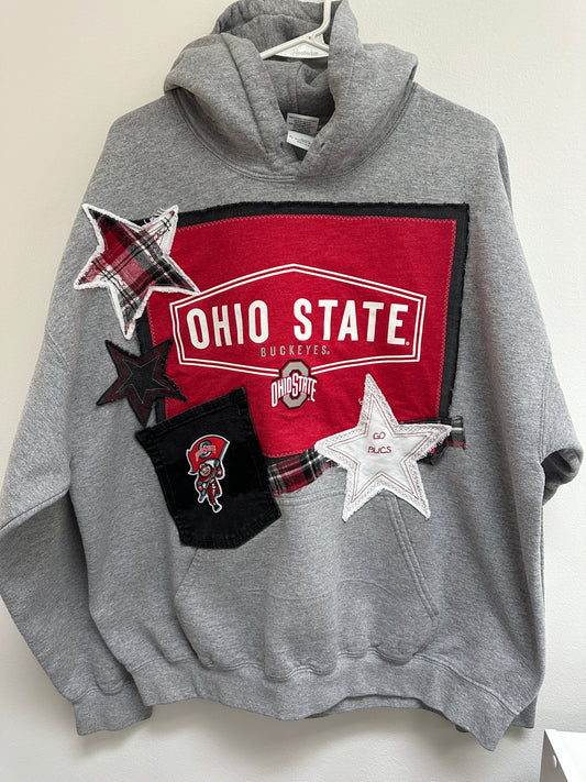 Ohio State Upcycled Hoodie